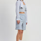 ELASTIC WAISTBAND SHORTS