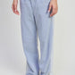 DOUBLE WAIST STRAIGHT LEG PANTS
