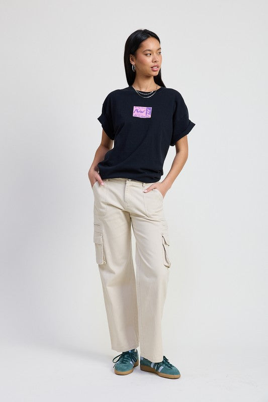 POCKET CARGO PANTS SAND