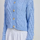 CHUNKY CABLE KNIT CARDIGAN