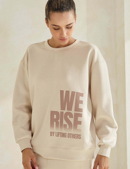 Oat We Rise by Lifting Others Ultra Comfy Sweatshirt | Sweatshirts Daverri Fashions