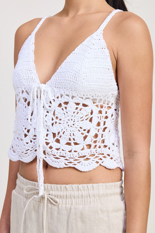 Crochet Lace Top Tops