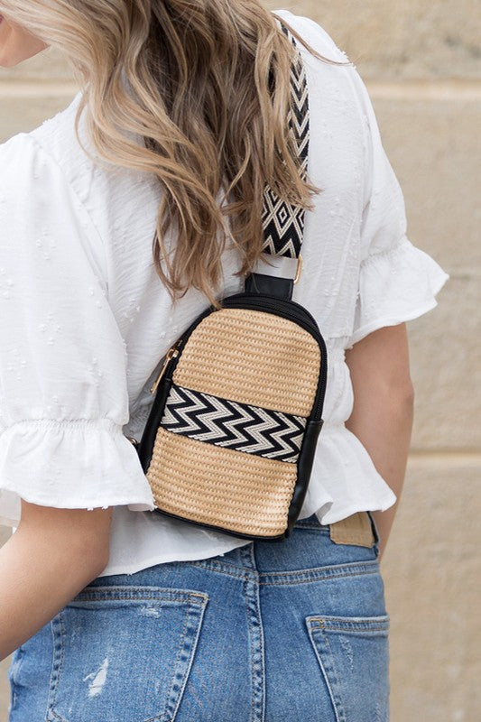 Woven Guitar Strap Sling Bag Sling Bags
