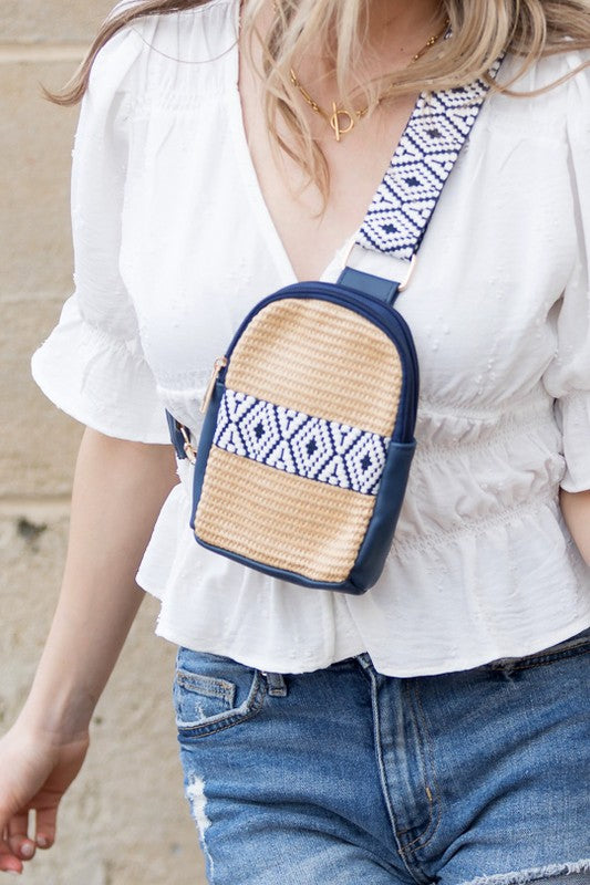 Woven Guitar Strap Sling Bag Sling Bags