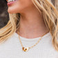 18K STAINLESS STEEL HANDCUFF NECKLACE