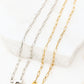 18K STAINLESS STEEL HANDCUFF NECKLACE