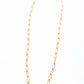 18K STAINLESS STEEL HANDCUFF NECKLACE