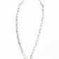 18K STAINLESS STEEL LOCK & CLIP CHAIN NECKLACE - DAVERRI FASHIONS
