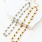 18K STAINLESS STEEL BARBED WIRE CHAIN NECKLACE