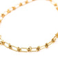 18K STAINLESS STEEL BARBED WIRE CHAIN NECKLACE