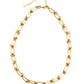 18K STAINLESS STEEL BARBED WIRE CHAIN NECKLACE