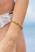 18K STAINLESS STEEL BARBED WIRE CHAIN BRACELET Gold OneSize
