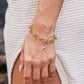 18K STAINLESS STEEL BARBED WIRE CHAIN BRACELET