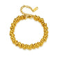 18K STAINLESS STEEL TWISTED BEAD BRACELET