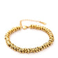 18K STAINLESS STEEL TWISTED BEAD BRACELET