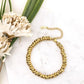 18K STAINLESS STEEL TWISTED BEAD BRACELET
