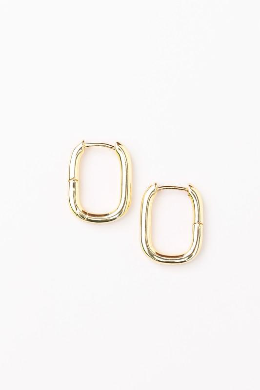 14K STAINLESS STEEL EVERYDAY HUGGIE EARRINGS