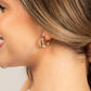 14K STAINLESS STEEL EVERYDAY HUGGIE EARRINGS Circle OneSize