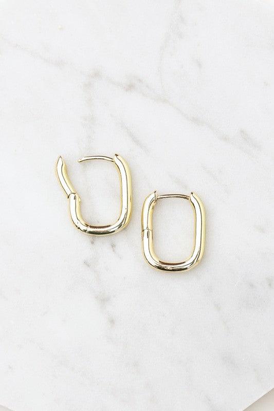 14K STAINLESS STEEL EVERYDAY HUGGIE EARRINGS | Daverri Fashions
