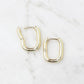 14K STAINLESS STEEL EVERYDAY HUGGIE EARRINGS