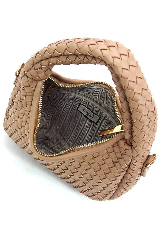 Woven Mini Hobo Shoulder Bag | Daverri Fashions
