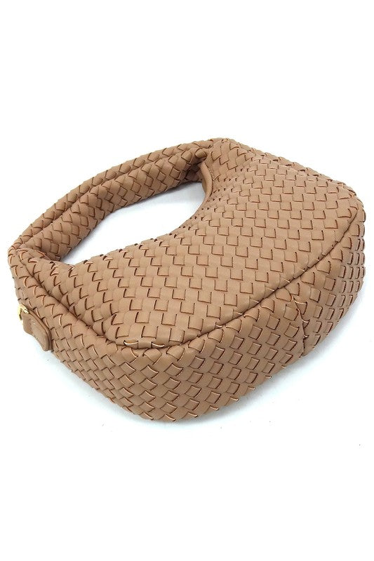 Woven Mini Hobo Shoulder Bag | Daverri Fashions