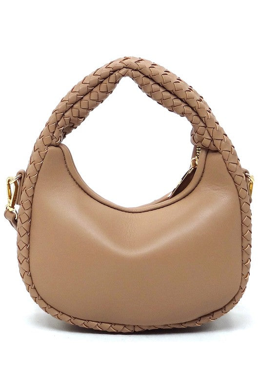 Woven Mini Hobo Shoulder Bag | Daverri Fashions