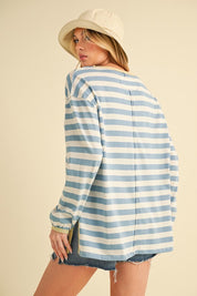 Onida Stripe Top | Tops Daverri Fashions