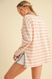 Onida Stripe Top | Tops Daverri Fashions