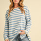 Onida Stripe Top BLUE WHITE M