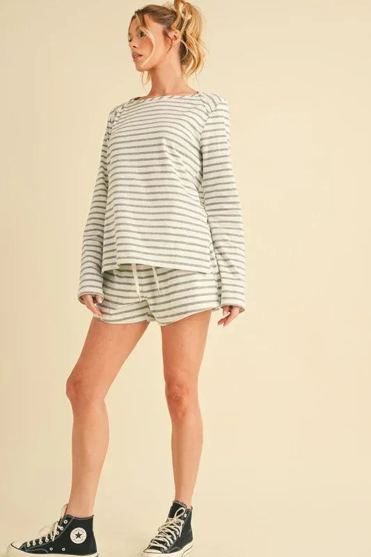 Aemi+Co Cali Long Sleeve Top - DAVERRI FASHIONS