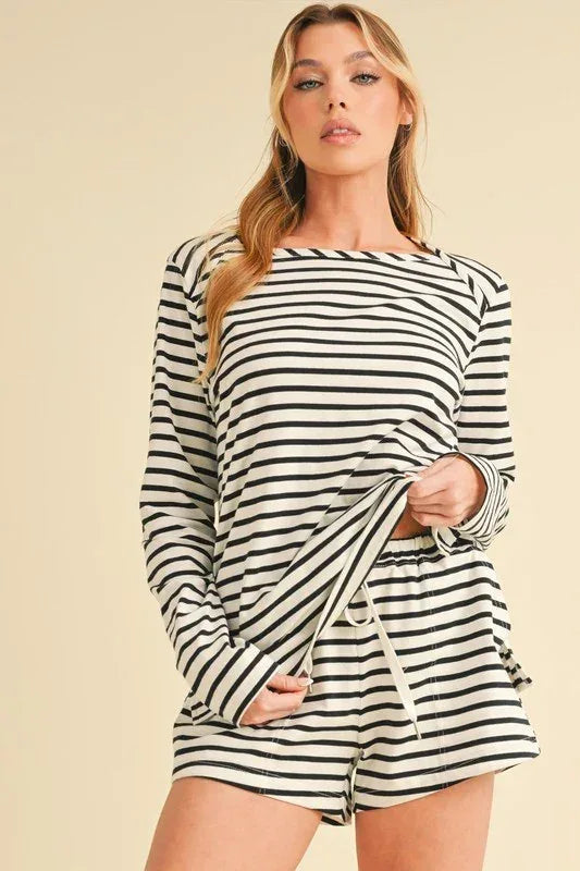 Aemi+Co Cali Long Sleeve Top - DAVERRI FASHIONS