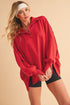 Tamika Henley Sweatshirt RED S