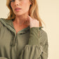 Tamika Henley Sweatshirt LAUREL S