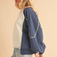 Nya Colorblock Sweatshirt - DAVERRI FASHIONS