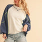Nya Colorblock Sweatshirt - DAVERRI FASHIONS