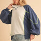 Nya Colorblock Sweatshirt - DAVERRI FASHIONS