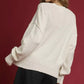 Umgee Button-Front V-Neck Knit Cardigan - DAVERRI FASHIONS