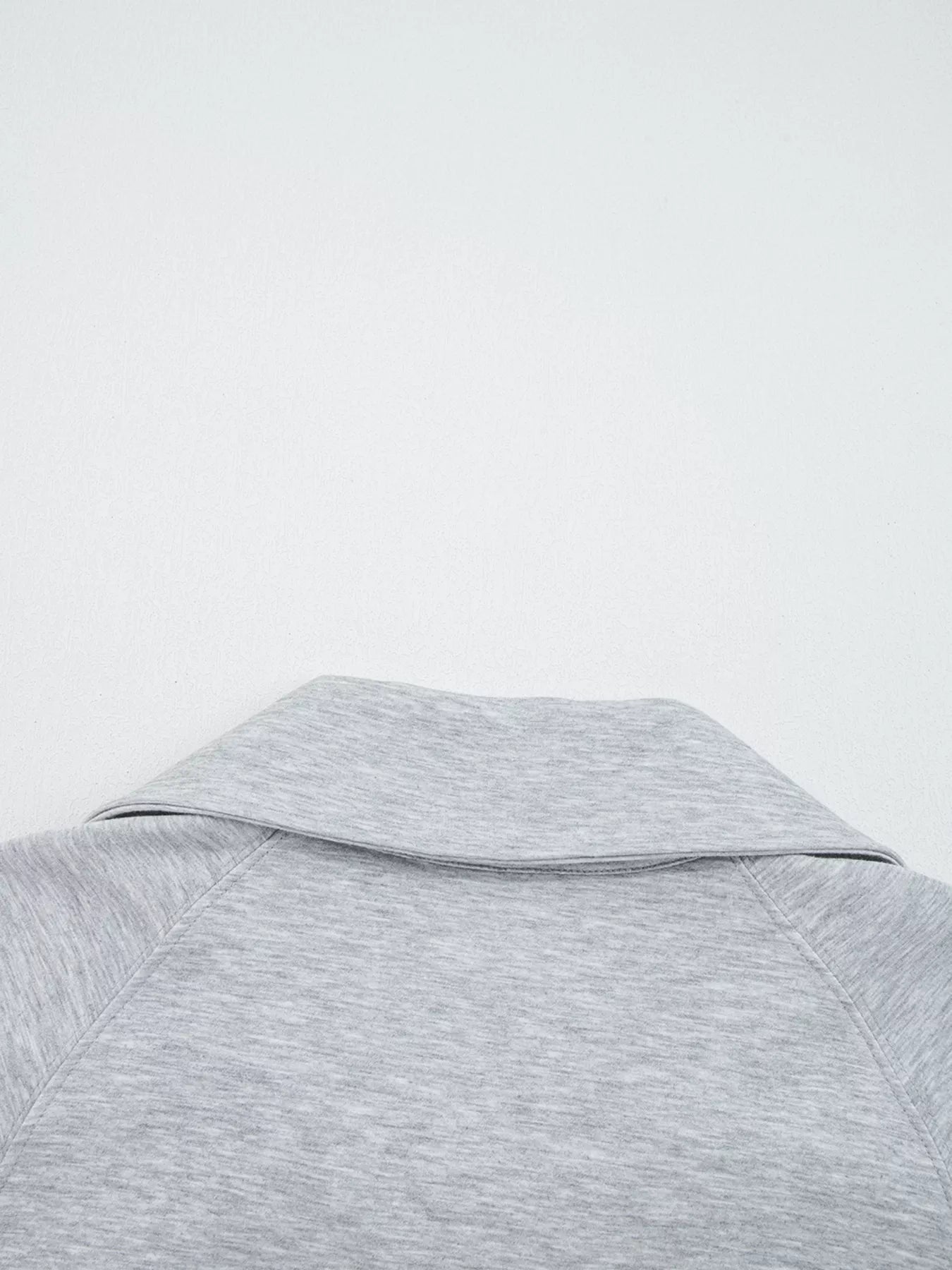 Zip Collar Long Sleeve Top and Drawstring Pants Set | Loungewear Sets Daverri Fashions