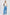 HIGH WAIST WIDE LEG TROUSERS WITH FRONT PLEATS CHAMBRAY