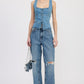 DENIM LACE UP BUSTIER TOP Tops