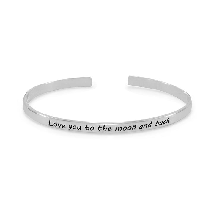 Love you to the moon and back Cuff Bracelet Default Title Bracelets