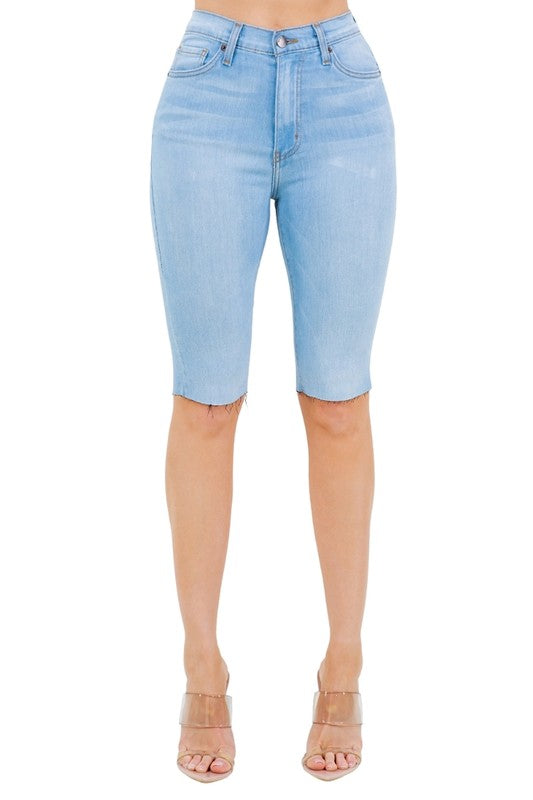 Junior Light Wash Denim Bermuda Shorts Bermuda Shorts