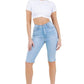 Junior Light Wash Denim Bermuda Shorts Bermuda Shorts
