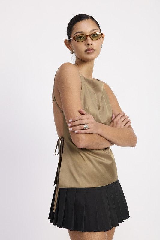 SPAGHETTI STRAP TOP WTIH OPEN BACK Tops