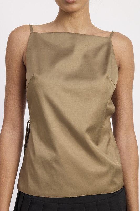 SPAGHETTI STRAP TOP WTIH OPEN BACK Tops