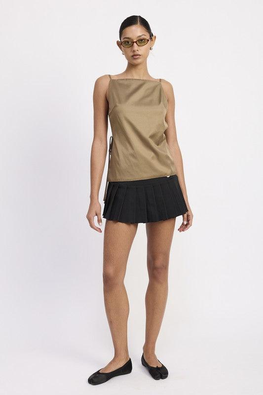 SPAGHETTI STRAP TOP WTIH OPEN BACK Tops