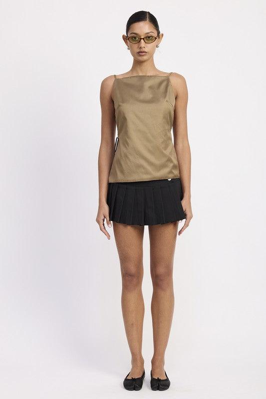 SPAGHETTI STRAP TOP WTIH OPEN BACK Tops