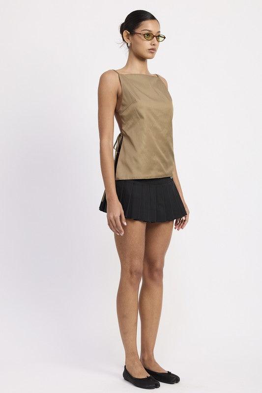 SPAGHETTI STRAP TOP WTIH OPEN BACK Tops