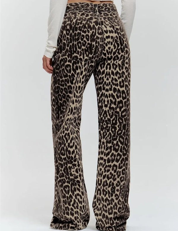 Leopard Flare Pants | Pants Daverri Fashions